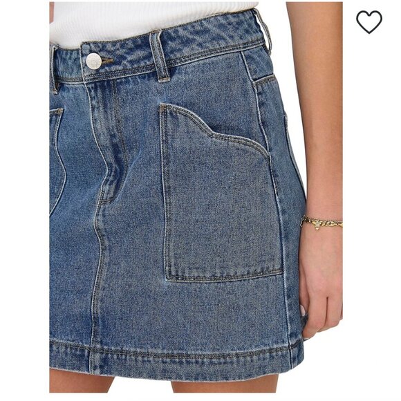 ONLY Denim Mini Skirt - Picture 4 of 7